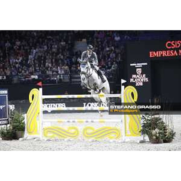 GC Prague Playoffs - Class 9 - Christian Kukuk (GER) on Lukas 1054 - Prague, O2 Arena - 15 December 2018 - ph.Mario Grassia/LGCT