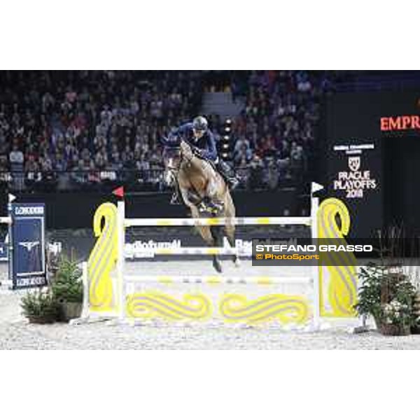 GC Prague Playoffs - Class 9 - Martin Fuchs (SUI) on Cristo - Prague, O2 Arena - 15 December 2018 - ph.Mario Grassia/LGCT