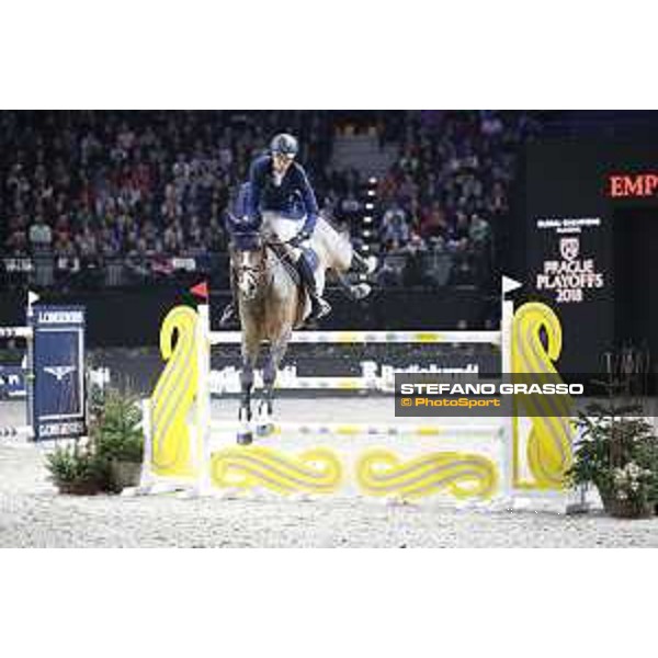 GC Prague Playoffs - Class 9 - Martin Fuchs (SUI) on Cristo - Prague, O2 Arena - 15 December 2018 - ph.Mario Grassia/LGCT
