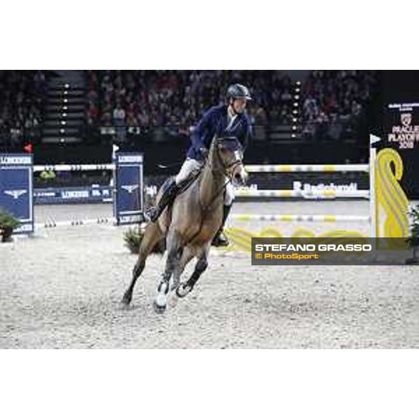 GC Prague Playoffs - Class 9 - Martin Fuchs (SUI) on Cristo - Prague, O2 Arena - 15 December 2018 - ph.Mario Grassia/LGCT