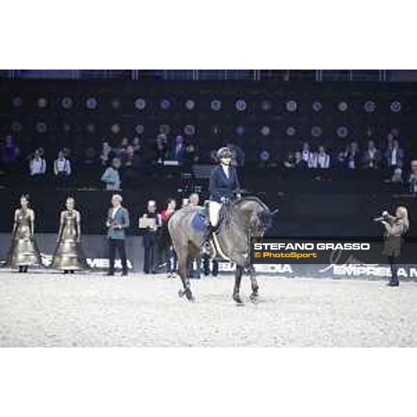GC Prague Playoffs - Class 9 - Prize giving ceremony - Anna Kellnerova (CZE) on Silverstone G - Prague, O2 Arena - 15 December 2018 - ph.Mario Grassia/LGCT