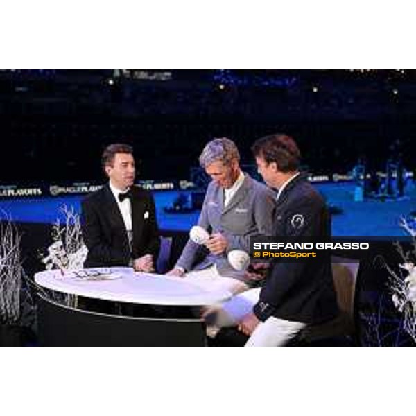 GC Prague Playoffs - GC Live Studio - Steven Wilde, Ludger Beerbaum (GER), Harrie Smolders (NED) - Prague, O2 Arena - 15 December 2018 - ph.Mario Grassia/LGCT