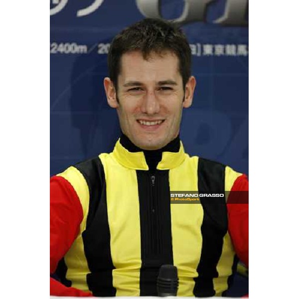an happy Mirco Demuro during the press conference of the Japan Cup at Fuchu racecourse Tokyo, 30th nov. 2008 ph. Stefano Grasso