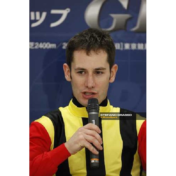 Mirco Demuro during the press conference of the Japan Cup at Fuchu racecourse Tokyo, 30th nov. 2008 ph. Stefano Grasso