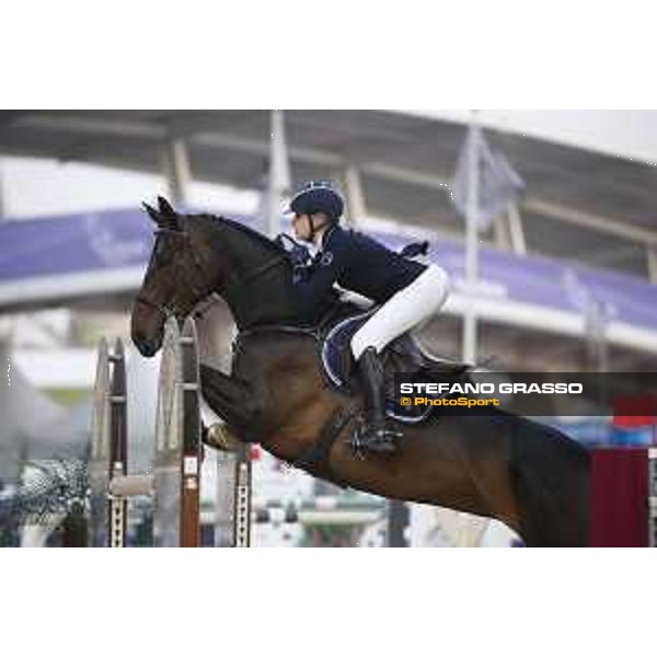CHI Al Shaqab - Grand Prix - Evelina Tovek (SWE) on Dalila de la Pomme - Doha, Al Shaqab - 9 March 2019 - ph.Stefano Grasso/CHI Al Shaqab