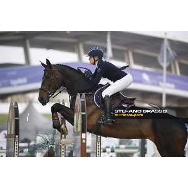CHI Al Shaqab - Grand Prix - Evelina Tovek (SWE) on Dalila de la Pomme - Doha, Al Shaqab - 9 March 2019 - ph.Stefano Grasso/CHI Al Shaqab