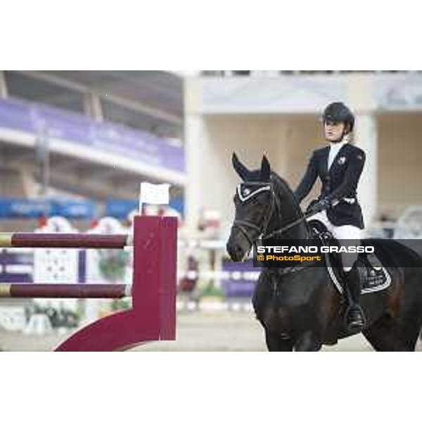 CHI Al Shaqab - Grand Prix - Emily Moffitt (GBR) on Copain du Perchet CH - Doha, Al Shaqab - 9 March 2019 - ph.Stefano Grasso/CHI Al Shaqab