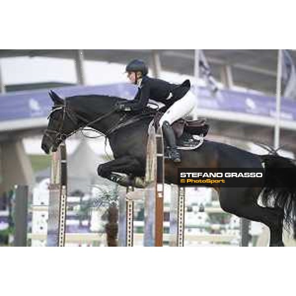 CHI Al Shaqab - Grand Prix - Emily Moffitt (GBR) on Copain du Perchet CH - Doha, Al Shaqab - 9 March 2019 - ph.Stefano Grasso/CHI Al Shaqab