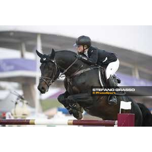 CHI Al Shaqab - Grand Prix - Emily Moffitt (GBR) on Copain du Perchet CH - Doha, Al Shaqab - 9 March 2019 - ph.Stefano Grasso/CHI Al Shaqab