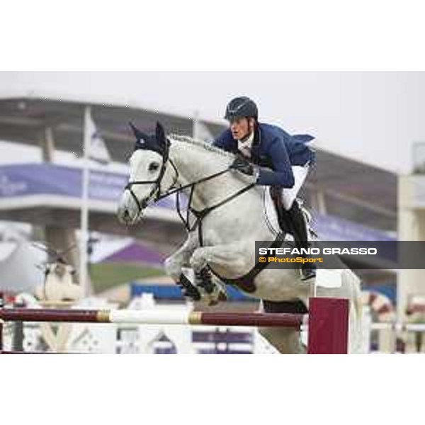 CHI Al Shaqab - Grand Prix - Daniel Deusser (GER) on Jasmien v. Bisschop - Doha, Al Shaqab - 9 March 2019 - ph.Stefano Grasso/CHI Al Shaqab