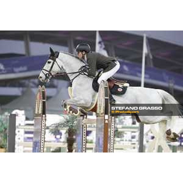 CHI Al Shaqab - Grand Prix - Simon Delestre (FRA) on Filou Carlo Zimequest - Doha, Al Shaqab - 9 March 2019 - ph.Stefano Grasso/CHI Al Shaqab