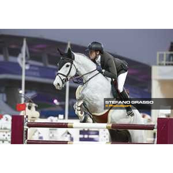 CHI Al Shaqab - Grand Prix - Simon Delestre (FRA) on Filou Carlo Zimequest - Doha, Al Shaqab - 9 March 2019 - ph.Stefano Grasso/CHI Al Shaqab