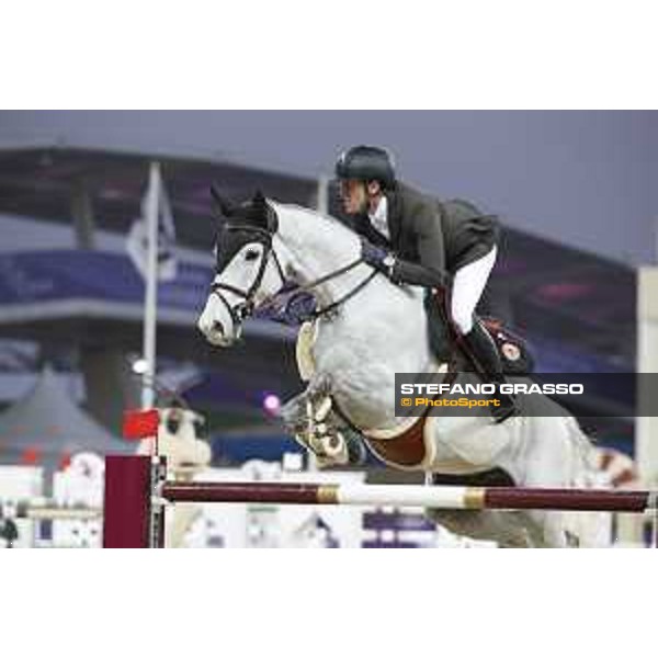 CHI Al Shaqab - Grand Prix - Simon Delestre (FRA) on Filou Carlo Zimequest - Doha, Al Shaqab - 9 March 2019 - ph.Stefano Grasso/CHI Al Shaqab