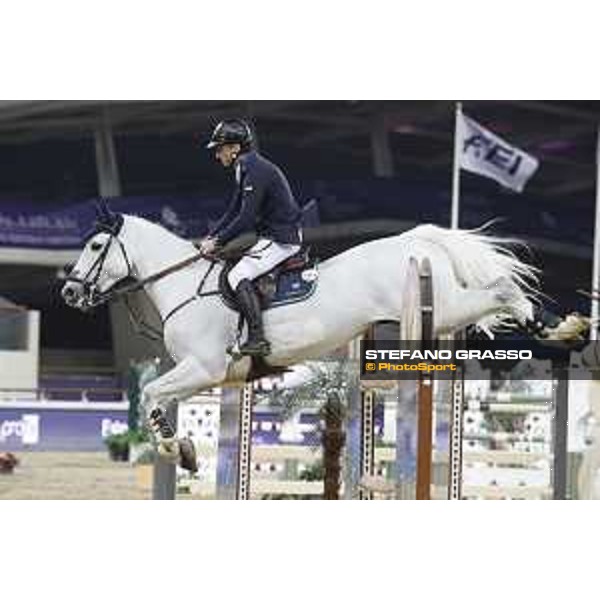 CHI Al Shaqab - Grand Prix - Denis Lynch (IRL) on Hector van d\'Abdijhoeve - Doha, Al Shaqab - 9 March 2019 - ph.Stefano Grasso/CHI Al Shaqab