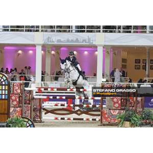 CHI Al Shaqab - Grand Prix - Denis Lynch (IRL) on Hector van d\'Abdijhoeve - Doha, Al Shaqab - 9 March 2019 - ph.Stefano Grasso/CHI Al Shaqab