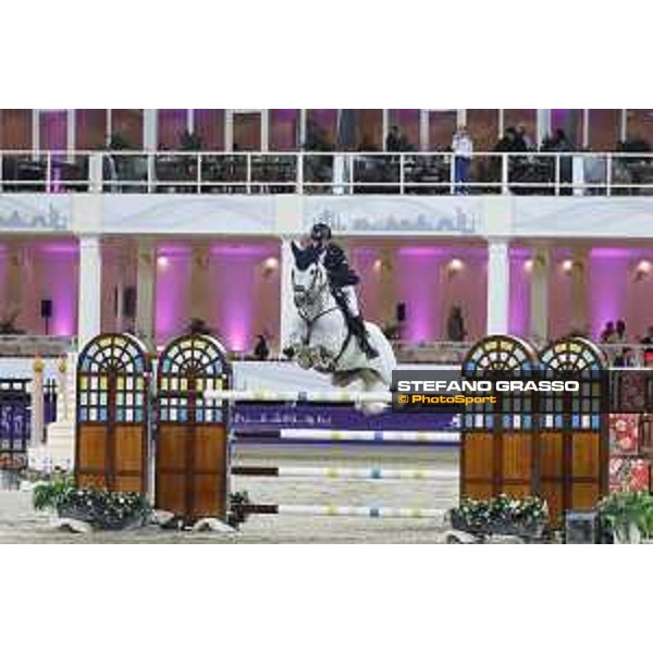CHI Al Shaqab - Grand Prix - Denis Lynch (IRL) on Hector van d\'Abdijhoeve - Doha, Al Shaqab - 9 March 2019 - ph.Stefano Grasso/CHI Al Shaqab