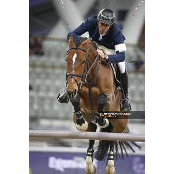 CHI Al Shaqab - Grand Prix - Steve Guerdat (SUI) on Hannah - Doha, Al Shaqab - 9 March 2019 - ph.Stefano Grasso/CHI Al Shaqab