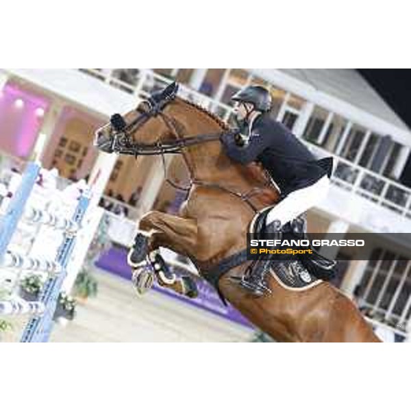 CHI Al Shaqab - Grand Prix - Karel Cox (BEL) on Dublin van Overis - Doha, Al Shaqab - 9 March 2019 - ph.Stefano Grasso/CHI Al Shaqab