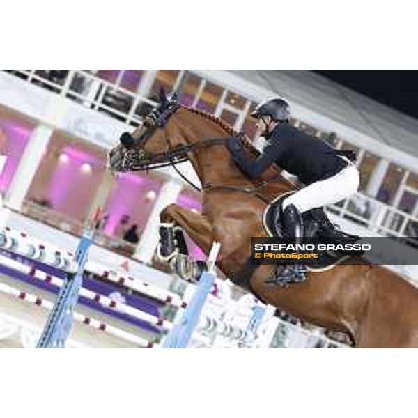 CHI Al Shaqab - Grand Prix - Karel Cox (BEL) on Dublin van Overis - Doha, Al Shaqab - 9 March 2019 - ph.Stefano Grasso/CHI Al Shaqab