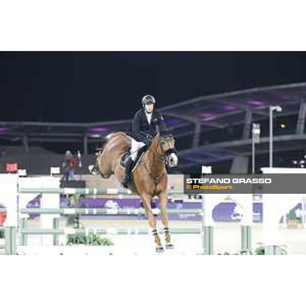 CHI Al Shaqab - Grand Prix - Karel Cox (BEL) on Dublin van Overis - Doha, Al Shaqab - 9 March 2019 - ph.Stefano Grasso/CHI Al Shaqab