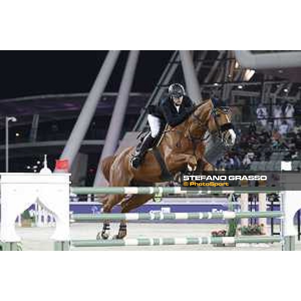 CHI Al Shaqab - Grand Prix - Karel Cox (BEL) on Dublin van Overis - Doha, Al Shaqab - 9 March 2019 - ph.Stefano Grasso/CHI Al Shaqab