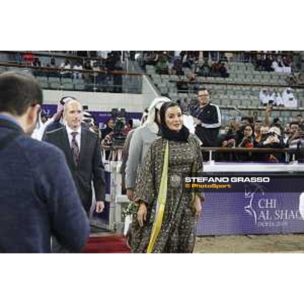 CHI Al Shaqab - Grand Prix - Prize giving ceremony - Sheikha Moza bint Nasser Al Missned, Sheikh Johan Bin Hamad Al Thani - Doha, Al Shaqab - 9 March 2019 - ph.Stefano Grasso/CHI Al Shaqab