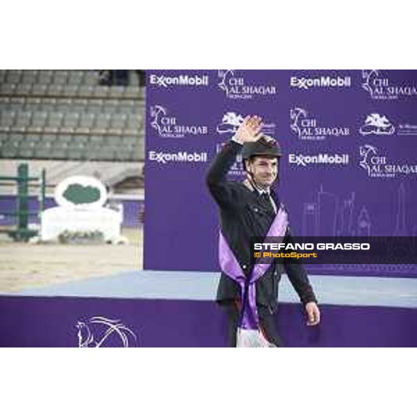 CHI Al Shaqab - Grand Prix - Prize giving ceremony - Emanuele Gaudiano (ITA) - Doha, Al Shaqab - 9 March 2019 - ph.Stefano Grasso/CHI Al Shaqab