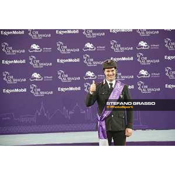 CHI Al Shaqab - Grand Prix - Prize giving ceremony - Emanuele Gaudiano (ITA) - Doha, Al Shaqab - 9 March 2019 - ph.Stefano Grasso/CHI Al Shaqab