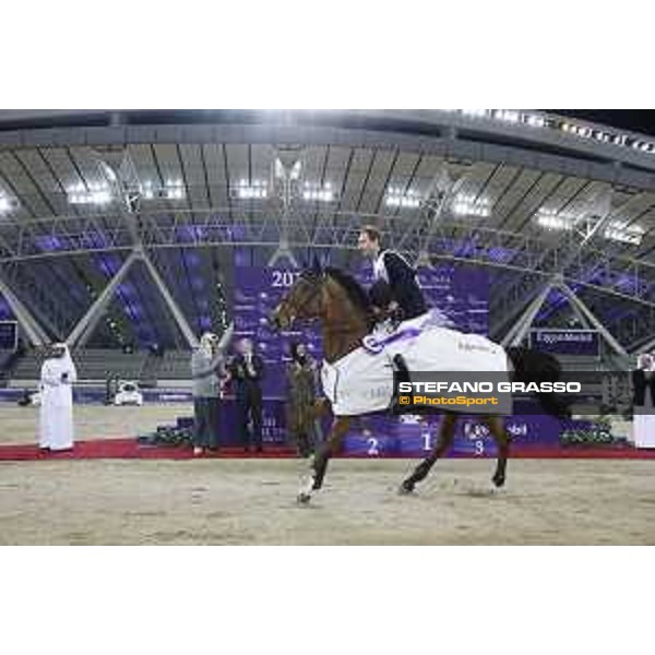 CHI Al Shaqab - Grand Prix - Prize giving ceremony - Pieter Devos (BEL) on Espoir - Doha, Al Shaqab - 9 March 2019 - ph.Stefano Grasso/CHI Al Shaqab