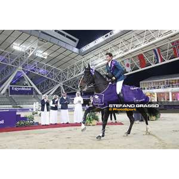 CHI Al Shaqab - Grand Prix - Prize giving ceremony - Nicola Philippaerts (BEL) on H&M Chilli Willi - Doha, Al Shaqab - 9 March 2019 - ph.Stefano Grasso/CHI Al Shaqab