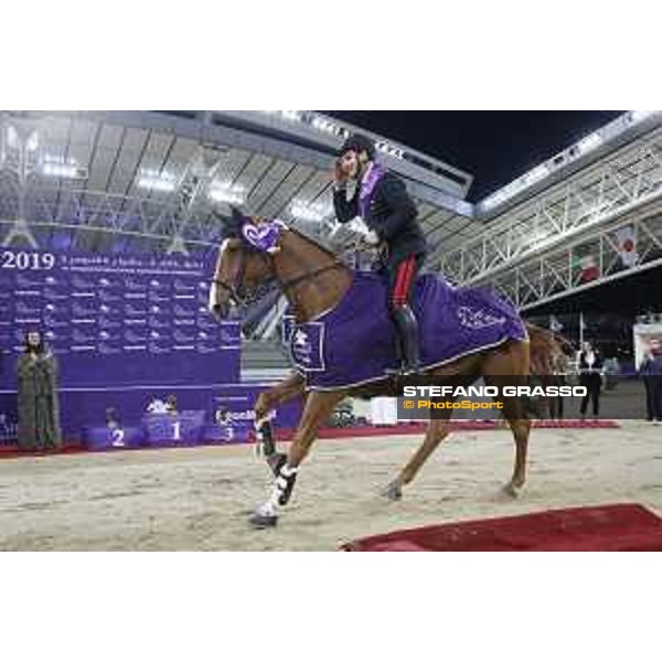 CHI Al Shaqab - Grand Prix - Prize giving ceremony - Emanuele Gaudiano on Chalou - Doha, Al Shaqab - 9 March 2019 - ph.Stefano Grasso/CHI Al Shaqab