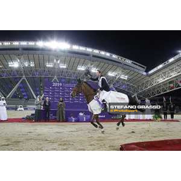 CHI Al Shaqab - Grand Prix - Prize giving ceremony - Pieter Devos (BEL) on Espoir - Doha, Al Shaqab - 9 March 2019 - ph.Stefano Grasso/CHI Al Shaqab