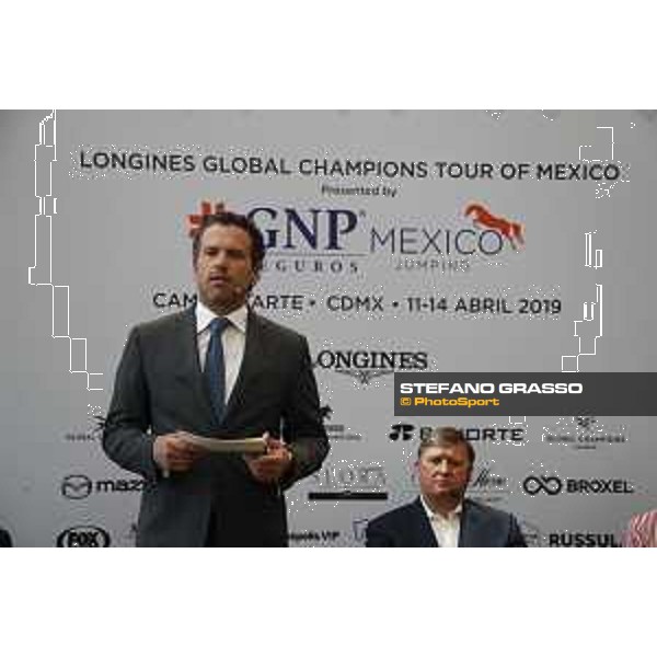LGCT of Mexico City - LGCT of Mexico - The Opening Press Conference of LGCT of Mexico City at Palacio de Hierro - Francisco Pasquel - Mexico City, Campo Marte - 10 April 2019 - ph.Stefano Grasso/LGCT