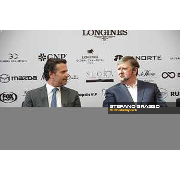 LGCT of Mexico City - LGCT of Mexico - The Opening Press Conference of LGCT of Mexico City at Palacio de Hierro - Jan Tops and Francisco Pasquel - Mexico City, Campo Marte - 10 April 2019 - ph.Stefano Grasso/LGCT