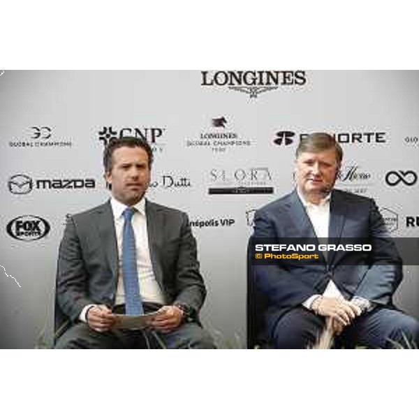 LGCT of Mexico City - LGCT of Mexico - The Opening Press Conference of LGCT of Mexico City at Palacio de Hierro - Jan Tops and Francisco Pasquel - Mexico City, Campo Marte - 10 April 2019 - ph.Stefano Grasso/LGCT