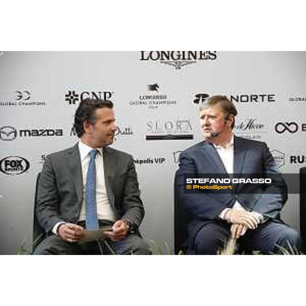 LGCT of Mexico City - LGCT of Mexico - The Opening Press Conference of LGCT of Mexico City at Palacio de Hierro - Jan Tops and Francisco Pasquel - Mexico City, Campo Marte - 10 April 2019 - ph.Stefano Grasso/LGCT