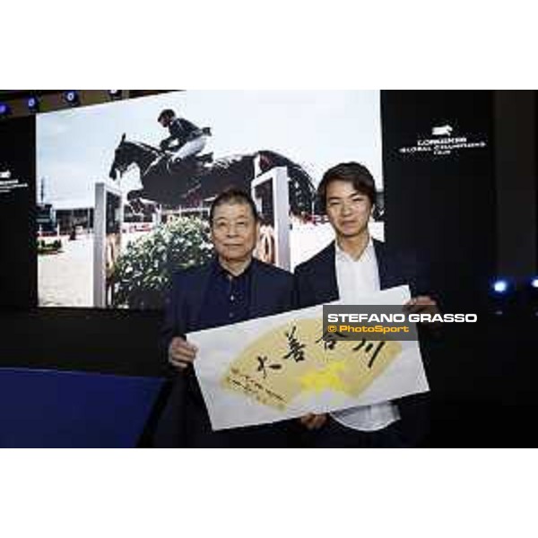 LGCT of Shanghai - Welcome party at the Kunlun Jing An Hotel - Mike Kawai with his father - Shanghai, Shanghai Expo - 2 May 2019 - ph.Stefano Grasso/LGCT