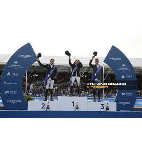 LGCT of Shanghai - The Podium - Danielle Goldstein,Darragh Kenny,Jur Vrieling Shanghai, Shanghai Expo - 4 May 2019 - ph.Stefano Grasso/LGCT