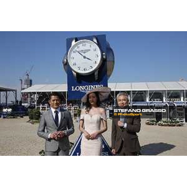 LGCT of Shanghai -Longines - Prix d\'Elegance - Aaron Kwok,Dennis Li and the winner Shanghai, Shanghai Expo - 4 May 2019 - ph.Stefano Grasso/LGCT
