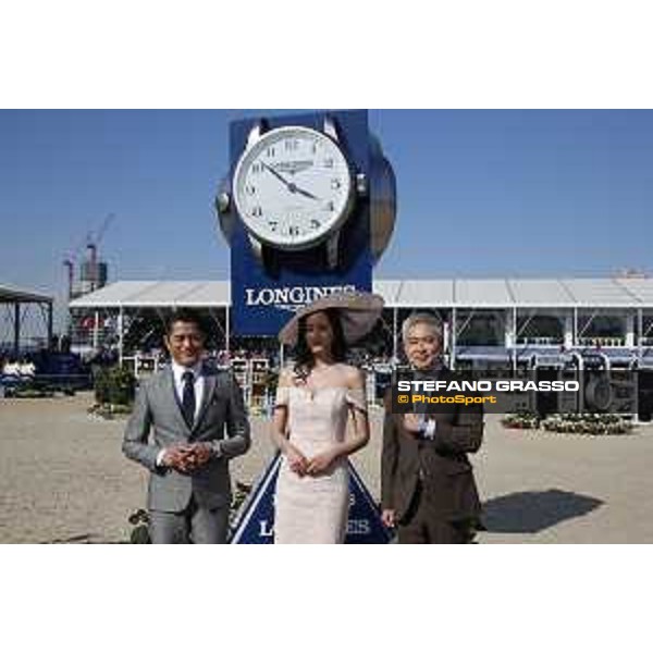 LGCT of Shanghai -Longines - Prix d\'Elegance - Aaron Kwok,Dennis Li and the winner Shanghai, Shanghai Expo - 4 May 2019 - ph.Stefano Grasso/LGCT