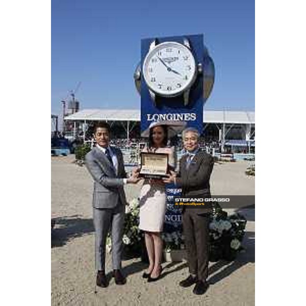 LGCT of Shanghai -Longines - Prix d\'Elegance - Aaron Kwok,Dennis Li and the winner Shanghai, Shanghai Expo - 4 May 2019 - ph.Stefano Grasso/LGCT