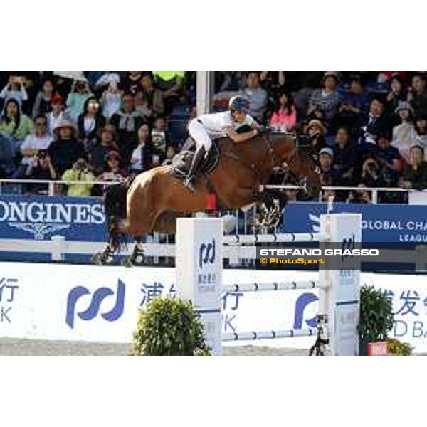 LGCT of Shanghai - Abdel Said (EGY) on Jumpy van de Hermitage - Shanghai, Shanghai Expo - 3 May 2019 - ph.Stefano Grasso/LGCT