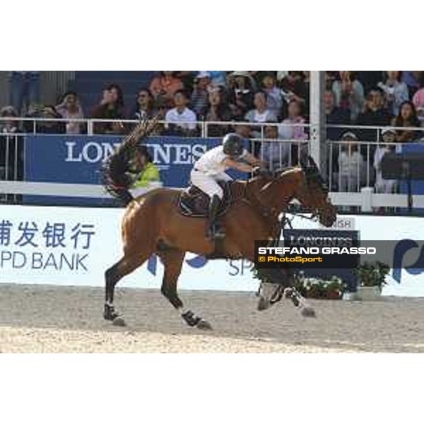 LGCT of Shanghai - Abdel Said (EGY) on Jumpy van de Hermitage - Shanghai, Shanghai Expo - 3 May 2019 - ph.Stefano Grasso/LGCT