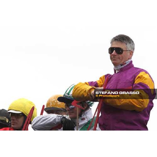 Pierre Levesque and Frank Nivard parading before the race Paris-Vincennenes, 25th january 2009 ph. Stefano Grasso