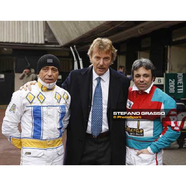 Zibi Boniek with Roberto Andreghetti and Pietro Gubellini Paris-Vincennes, 25th january 2009 ph. Stefano Grasso