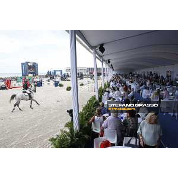 LGCT of Miami Beach - a view of the arena from the VIP restaurant Miami Beach, Miami South Beach - 20 April 2019 - ph.Stefano Grasso/LGCT