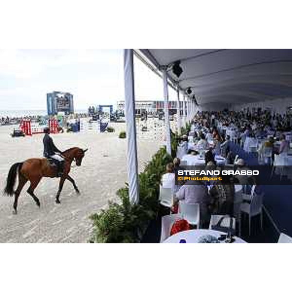 LGCT of Miami Beach - a view of the arena from the VIP restaurant Miami Beach, Miami South Beach - 20 April 2019 - ph.Stefano Grasso/LGCT