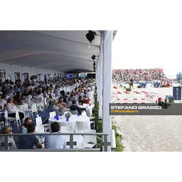 LGCT of Miami Beach - a view of the arena from the VIP restaurant Miami Beach, Miami South Beach - 20 April 2019 - ph.Stefano Grasso/LGCT