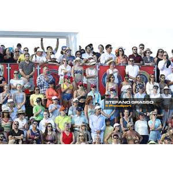 LGCT of Miami Beach - Spectators during the USA National anthem Miami Beach, Miami South Beach - 21 April 2019 - ph.Stefano Grasso/LGCT