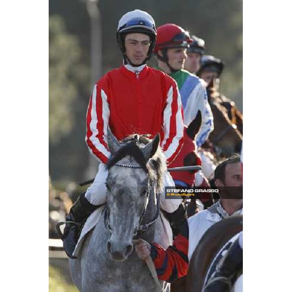 Kousek on Galandas enters the track before the 59.a Gran Corsa Siepi Rome, 15 february 2009 ph. Stefano Grasso